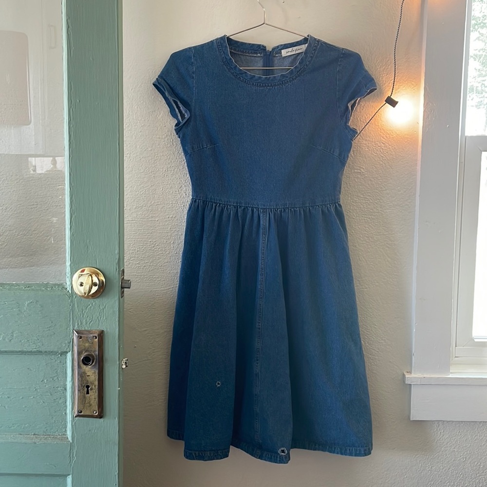 Pando Grove Midi Denim Dress from Roolee